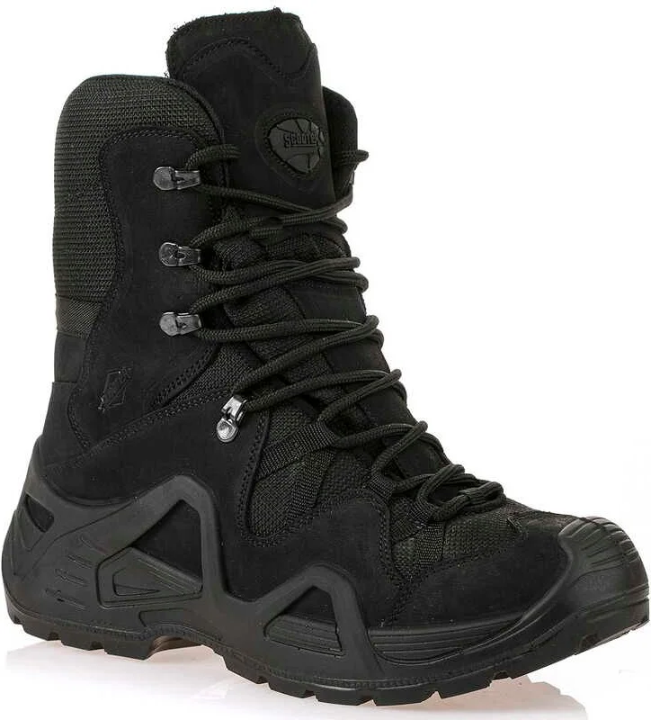 Scooter  Leather Tactical Black Men's Boots P1491NS-