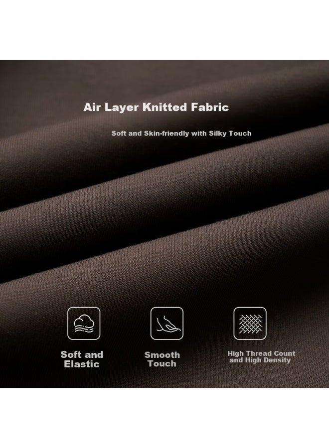 Olrain Vintage American Style Retro Sweatshirt Women'S Spring And Autumn New Printed Small Size Pullover Top Mocha Xl - Image 4