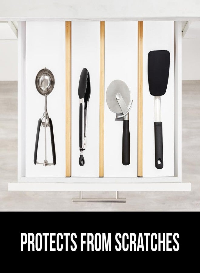 GORILLA GRIP Peel and Stick Paper, Removable Cover for Books, Shelves, Countertops, Drawers, Cabinets and Crafts, Easy Install Kitchen Decor, Shelf, Cabinet Liners, 17.5 in x 10 FT Bright White - Image 3