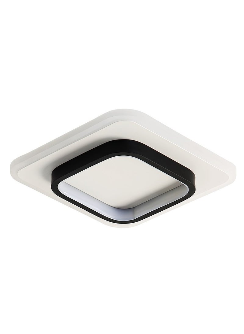 Goeco LED Ceiling Light, Nordic Square Ceiling Lamp for Hallways Living Room Bedroom - Image 4