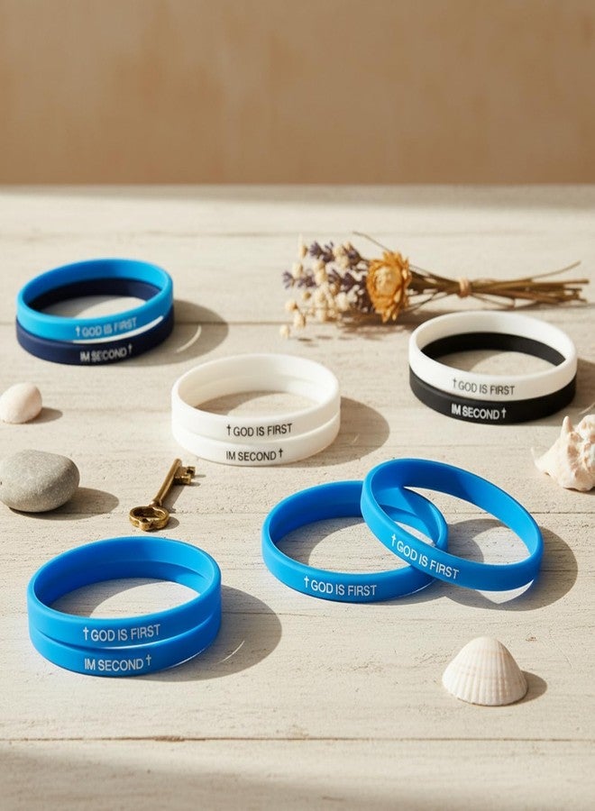 CZFSWT 12 Pcs God Is First i Am Second Bracelet, God First i Am Second Bracelet Suitable for Daily Use Church Activities and Spiritual Gift - Image 3
