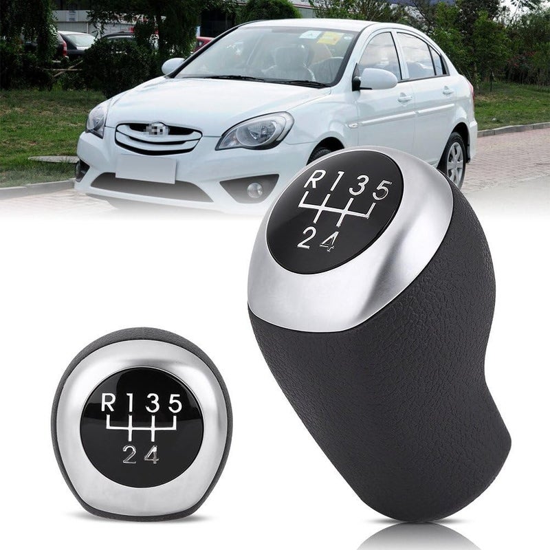 woobles Gear Shifter Knob, 5 Speed Car Gear Stick Shift Knob Head for Hyundai Accent 2011-2014 - Image 3