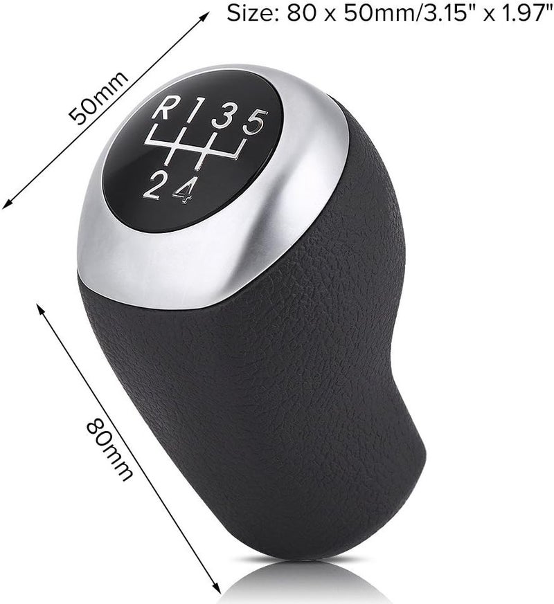 woobles Gear Shifter Knob, 5 Speed Car Gear Stick Shift Knob Head for Hyundai Accent 2011-2014 - Image 1