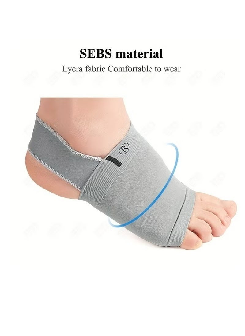 KIIUMI - 1 Pair of Arch Support Sleeves - Metatarsal Compression Brace for Flat Foot Support - Image 1