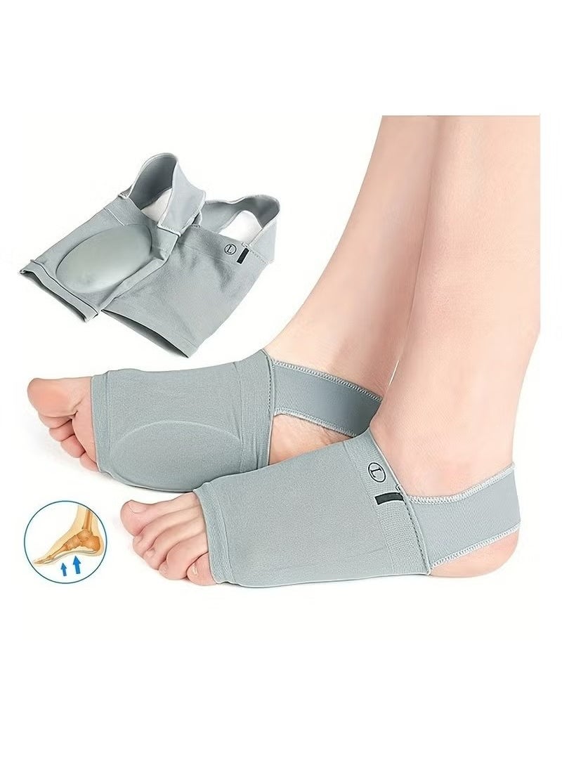 KIIUMI - 1 Pair of Arch Support Sleeves - Metatarsal Compression Brace for Flat Foot Support - Image 1
