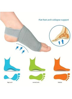 KIIUMI 1 Pair of Arch Support Sleeves - Metatarsal Compression Brace for Flat Foot Support  - Image 3