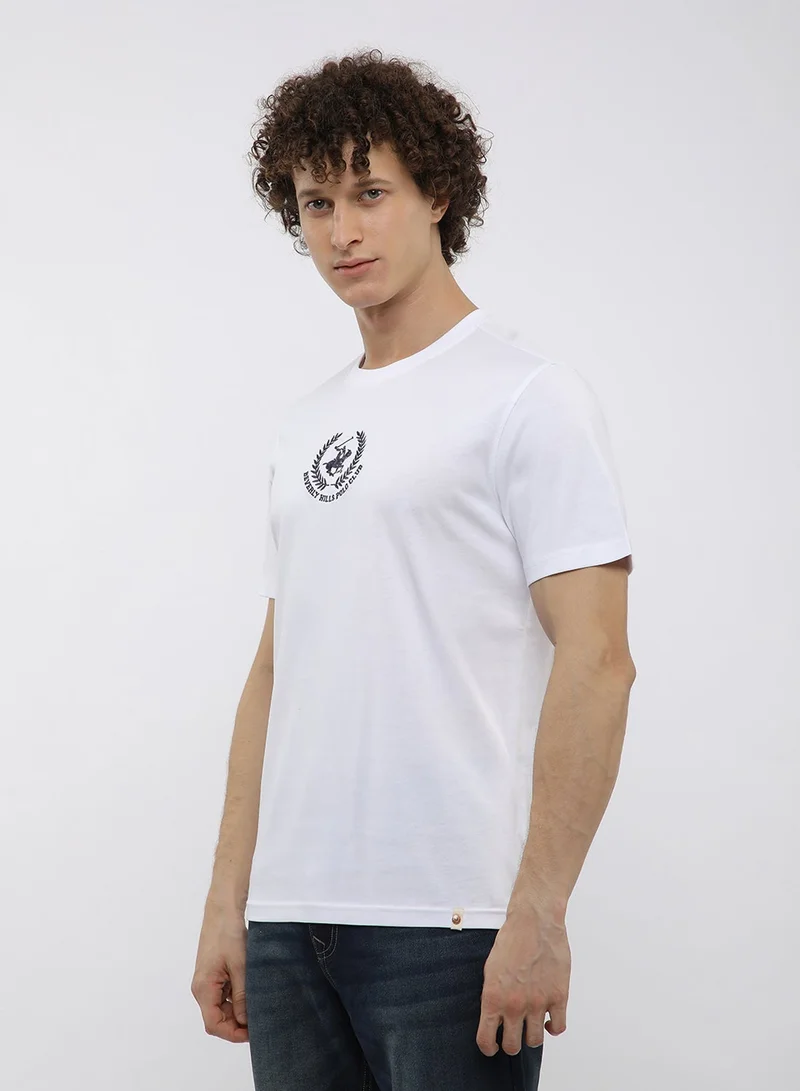 BEVERLY HILLS POLO CLUB  Graphic Crew Neck T-Shirt for Men | Best Price UAE