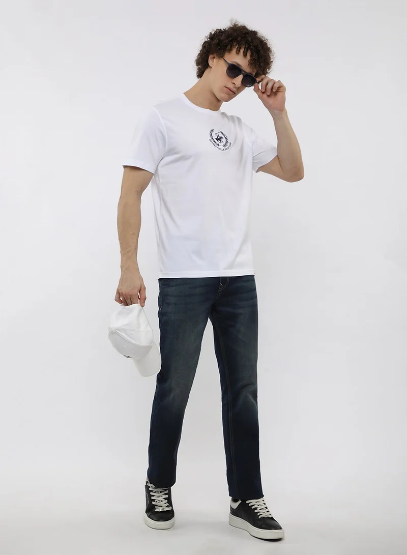 BEVERLY HILLS POLO CLUB  Graphic Crew Neck T-Shirt for Men | Best Price UAE