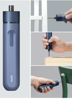 HOTO Electric Cordless Screwdriver 3.6V – 1500mAh USB Rechargeable, All-in-One Power Tool with Manual-Automatic Mode, 2 S2 Steel Long Bits – Ideal for Circuit & Electronics Repair, DIY, and Home Projects  - Image 2