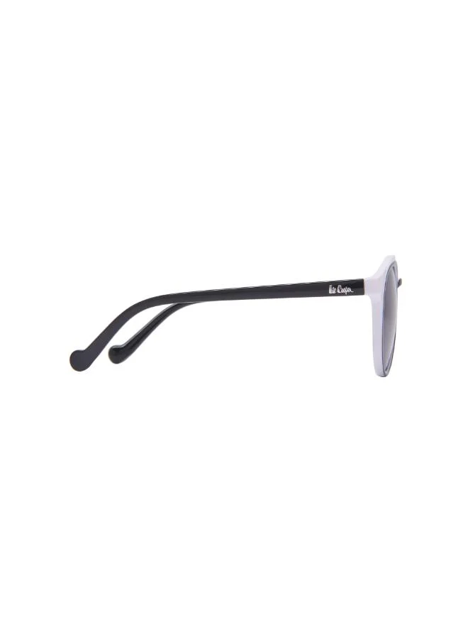 Lee Cooper Polarized Sunglasses Black Frame Grey Mirror Lens 47mm  - LCK109C02