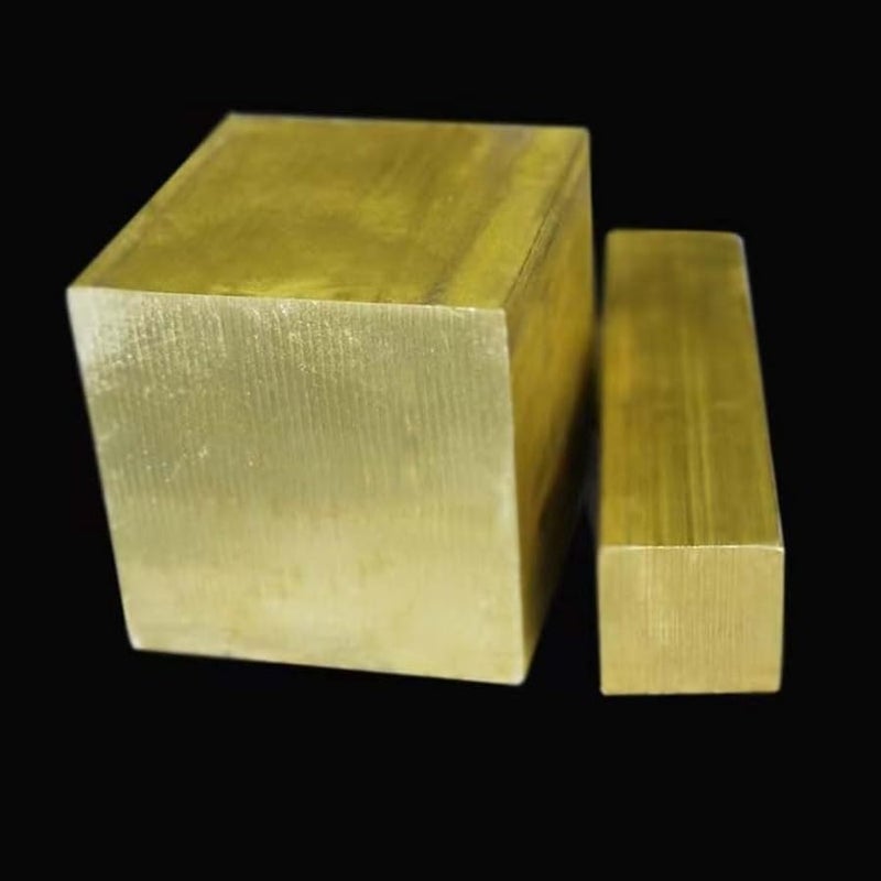 Solid Brass Square Bar Rod 12x12x240mm 1 Piece Thin Solid Brass Stick - Image 1