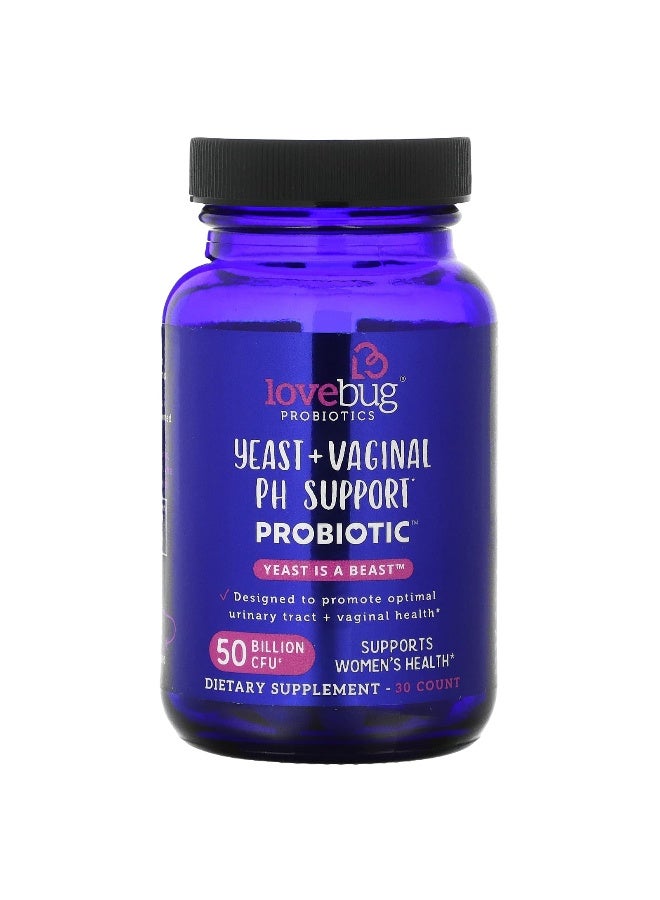 LoveBug Probiotics, Yeast + Vaginal PH Support Probiotic, 50 Billion CFU, 30 Count (Packaging may vary) - Image 3
