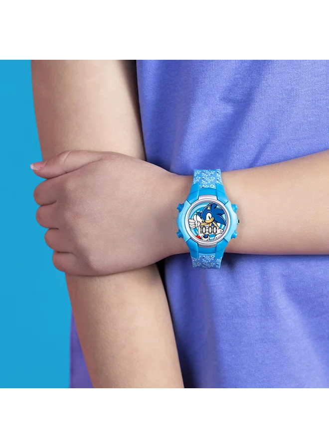 Disney Boys Digital Round Shape Silicone Wrist Watch - SNC4036 - 35 Millimeter