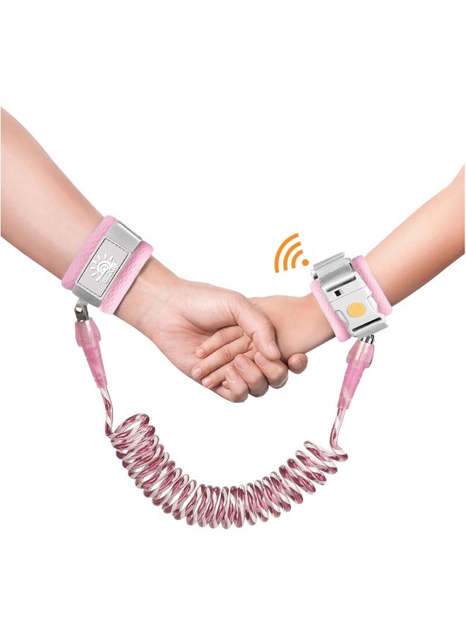 وسزكمل Anti Lost Wrist Link, Toddler Harness Walking Leash with Induction Lock, Reflective Child Wrist Leashes for Baby, 6.56ft Kids Leash for Supermarket Mall Airport Amusement Park Zoo Travel - Image 1