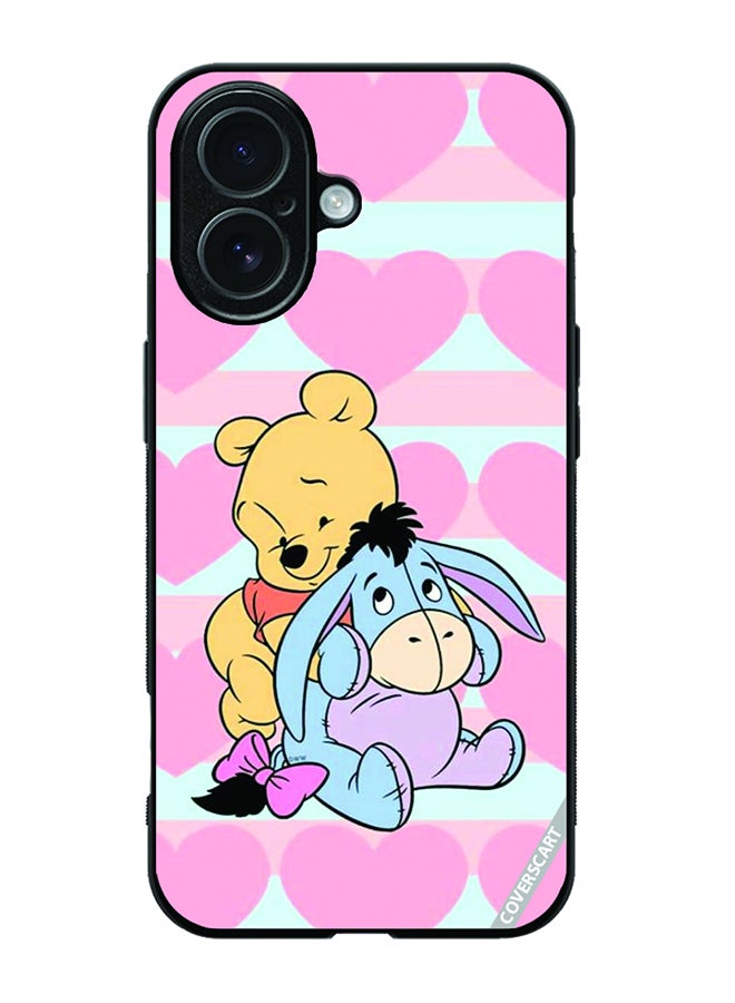 Protective Case Cover For Apple iPhone 17 Pooh Design Multicolour