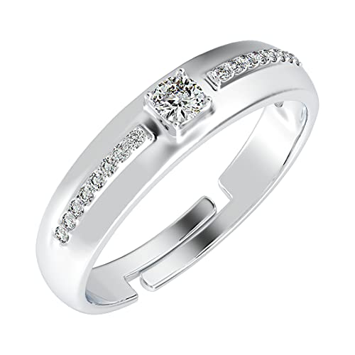 Clara Pure 925 Sterling Silver Nario Adjustable Ring Gift for Women and Girls - Image 1