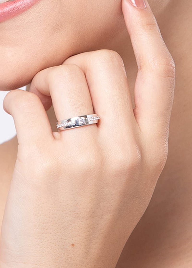 Clara Pure 925 Sterling Silver Nario Adjustable Ring Gift for Women and Girls - Image 4