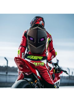 OASIS DESERT LED Motorcycle Backpack, LED Backpack,Laptop Backpack, DIY programming backpack, Travel and Camping Storage Bag, Electronic Bike & led knight Backpack (Black color)  - Image 4