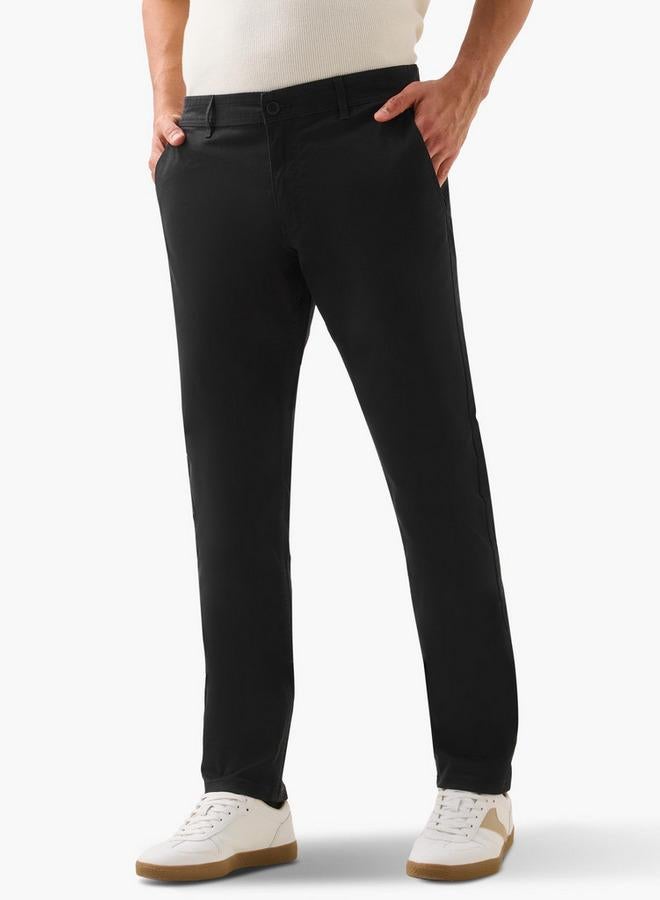 Splash FAV Fav Regular Fit Flexi Waist Chinos - Set of 2 - Image 3