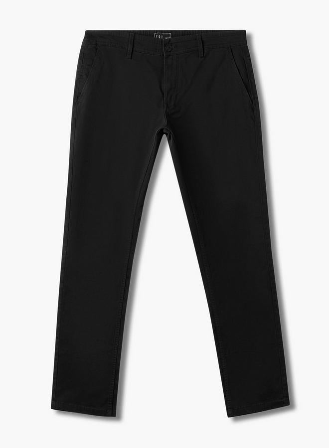 Splash FAV Fav Regular Fit Flexi Waist Chinos - Set of 2 - Image 5