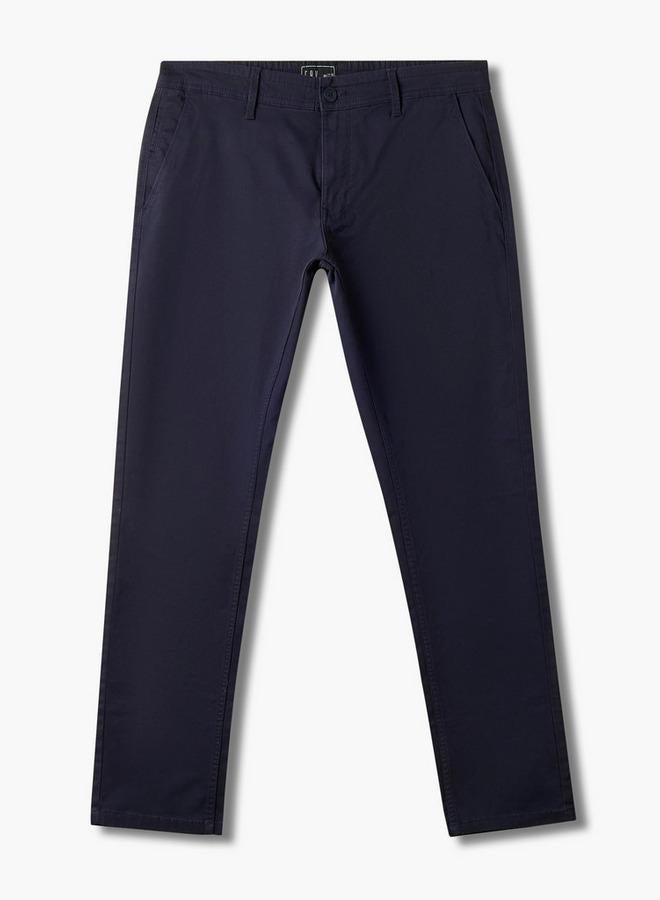 Splash FAV Fav Regular Fit Flexi Waist Chinos - Set of 2 - Image 4