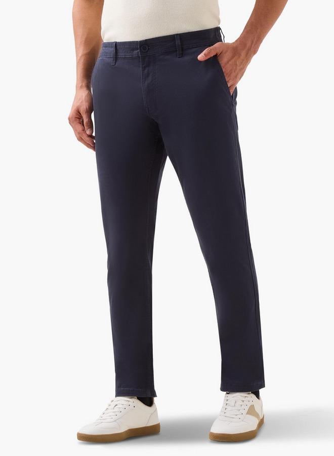 Splash FAV Fav Regular Fit Flexi Waist Chinos - Set of 2 - Image 2