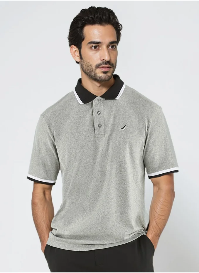 نوتيكا Basic Regular Fit Premium Cotton Logo Polo Shirt