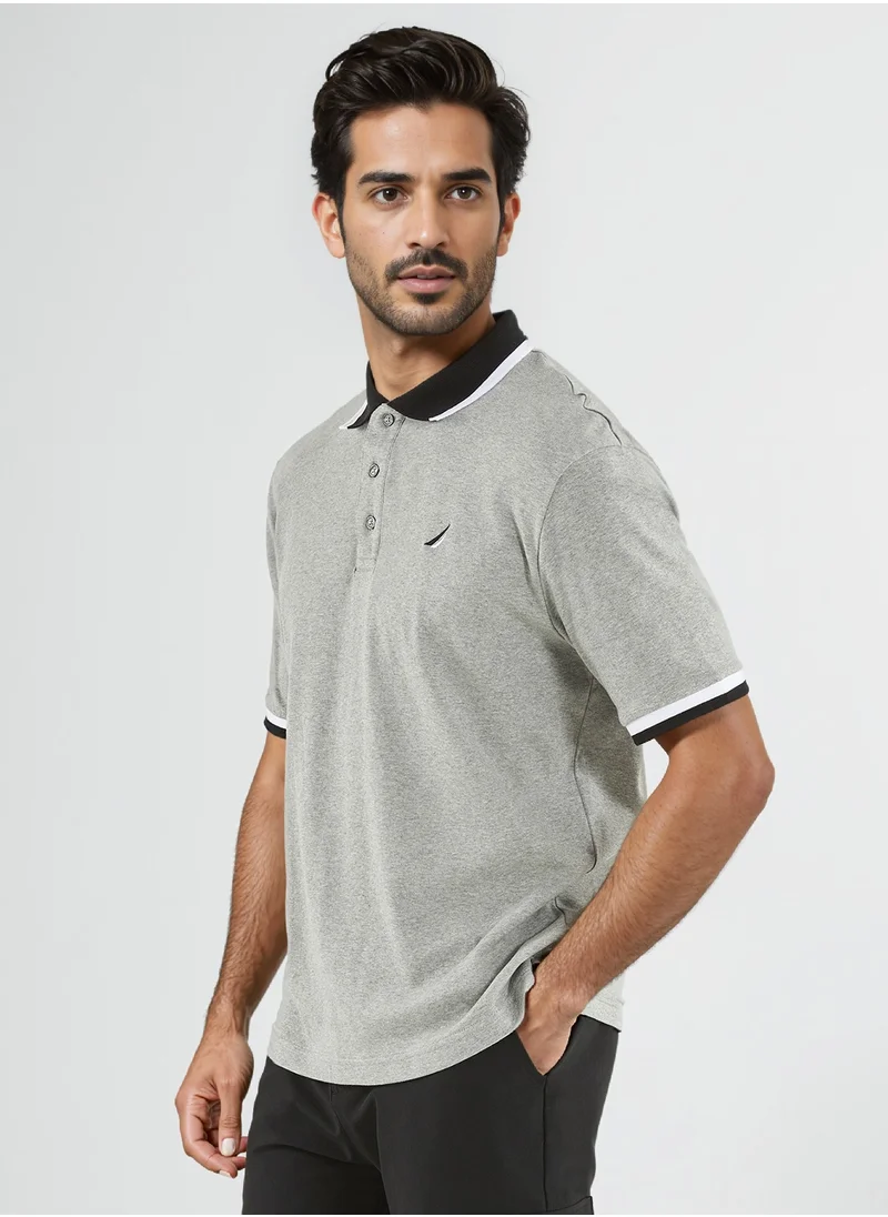 نوتيكا Basic Regular Fit Premium Cotton Logo Polo Shirt