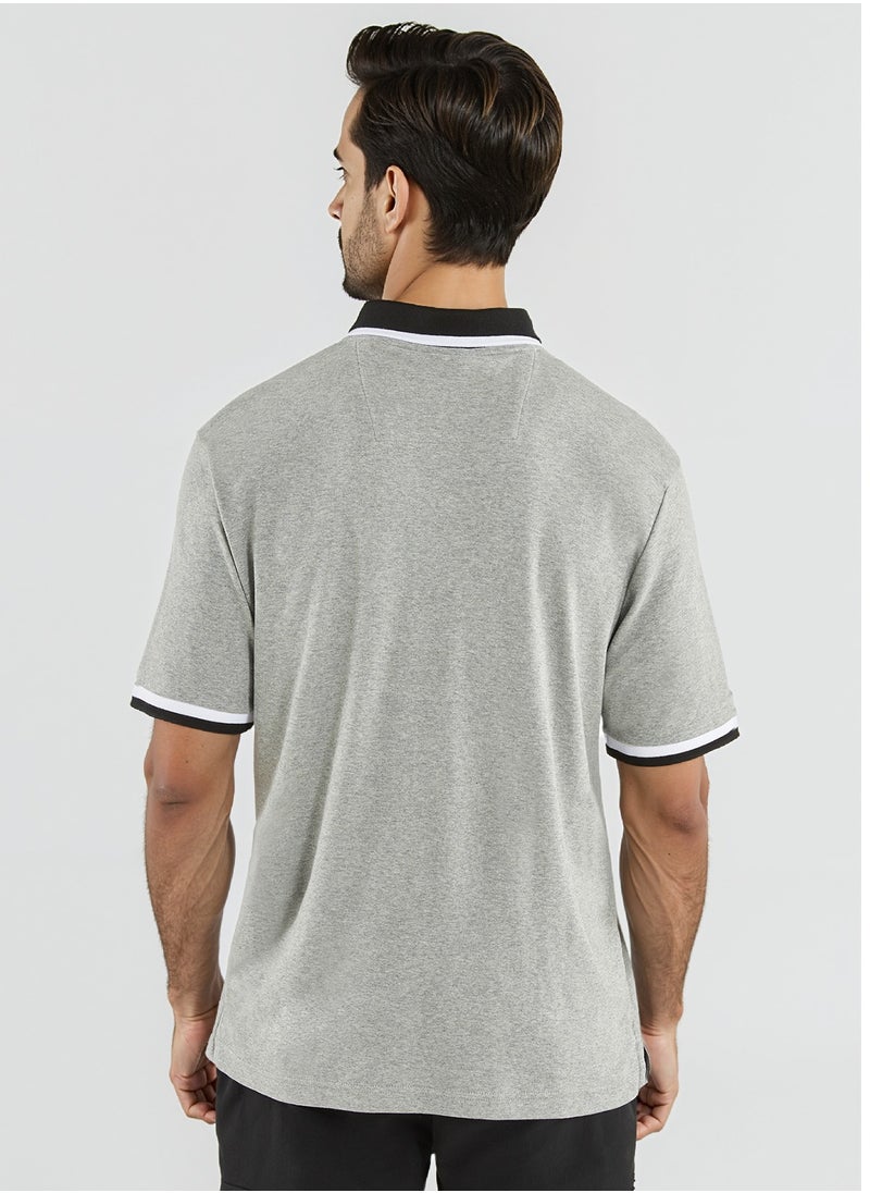 NAUTICA - Basic Regular Fit Premium Cotton Logo Polo Shirt - Image 1