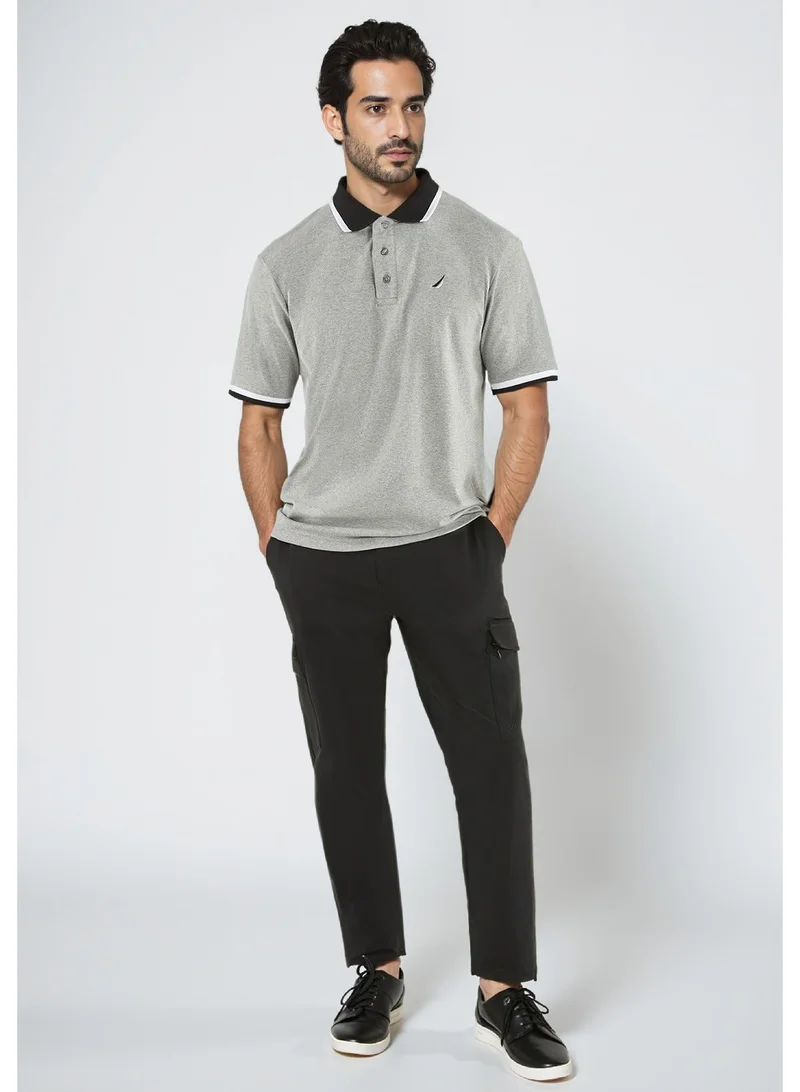 NAUTICA Single Basic Regular Fit Premium Cotton Logo Polo Shirt for Men | Best Price UAE