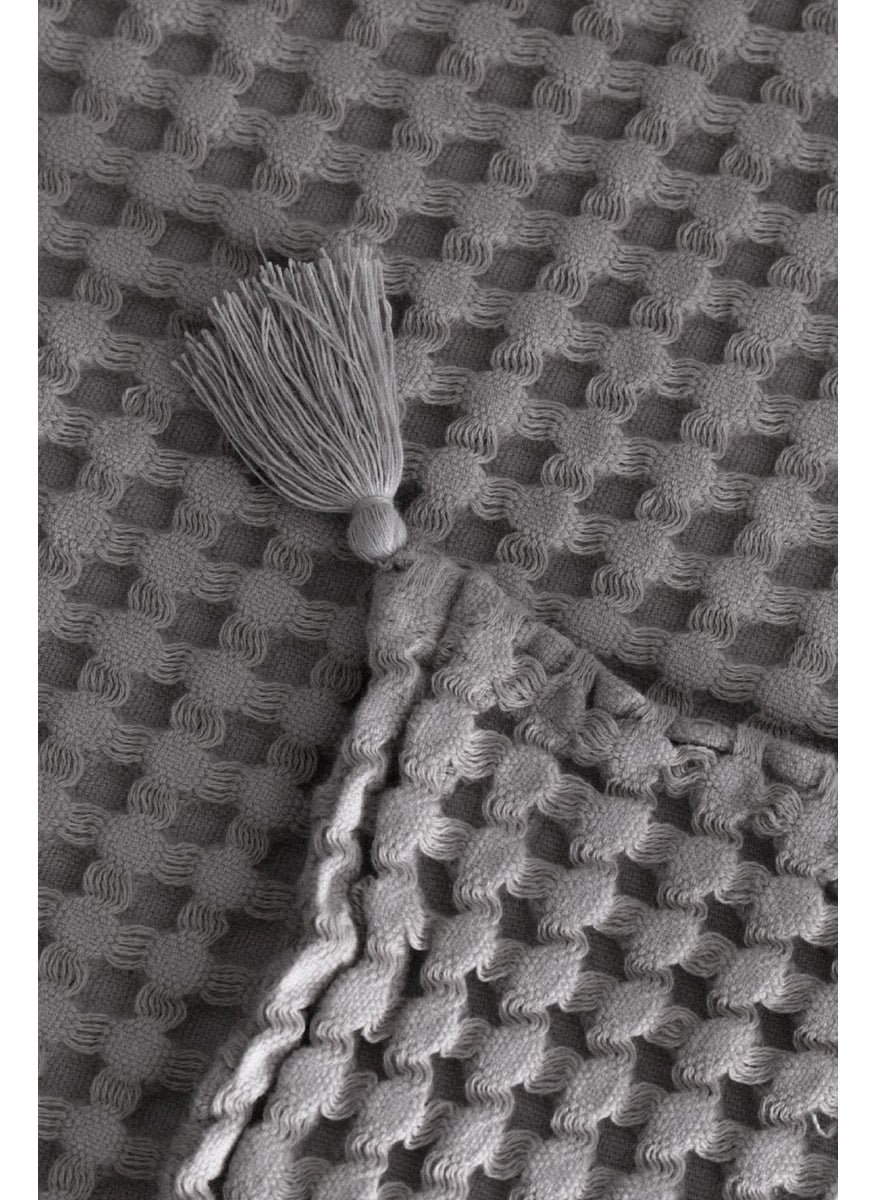 Casadora Baby 100% Cotton Double Thick Waffle Blanket - Stone - 200X220 cm  - Image 2