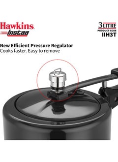 Hawkins 3 Liters Instaa Tall Aluminium Pressure Cooker,Induction Compatible,Silver  - Image 5