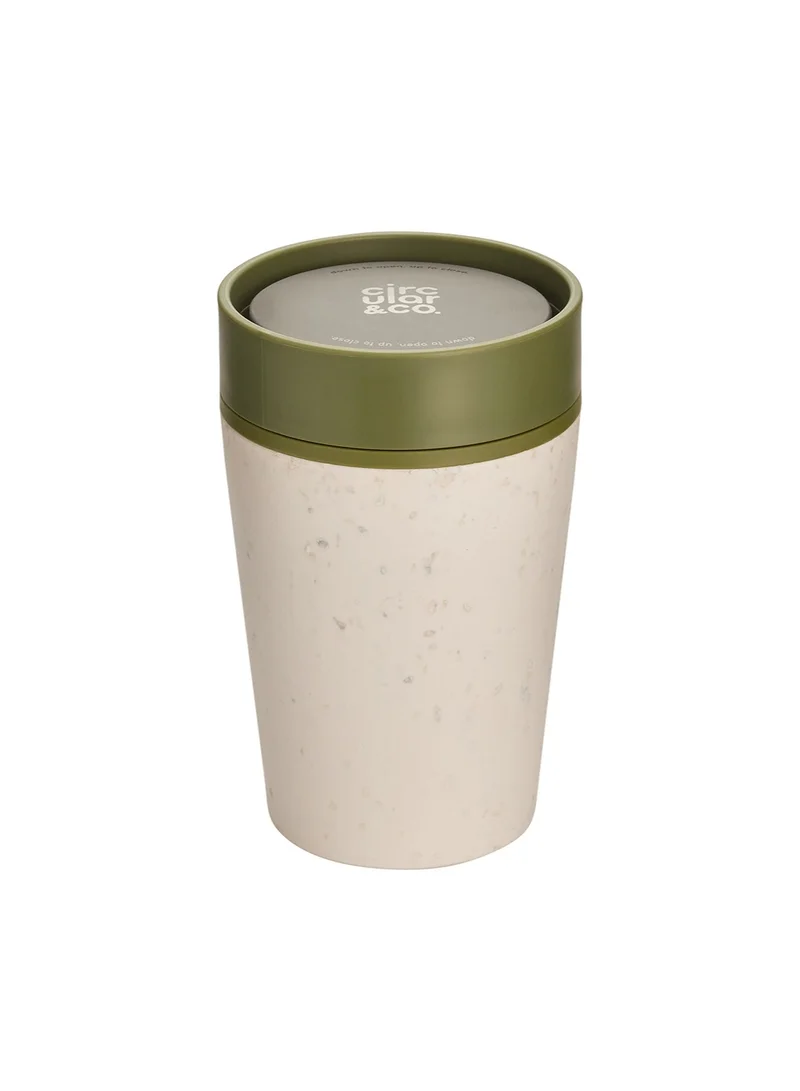 Circular & Co Circular Cup 8oz Cream & Honest Green