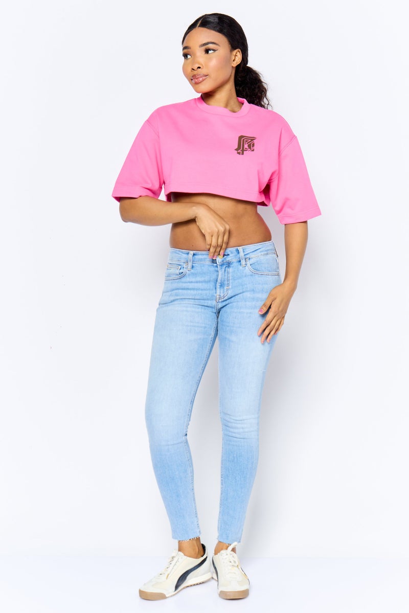 ESPRIT Women 2 Pieces Crew Neck Short Sleeve Graphic Print Top, Multicolor - Image 3