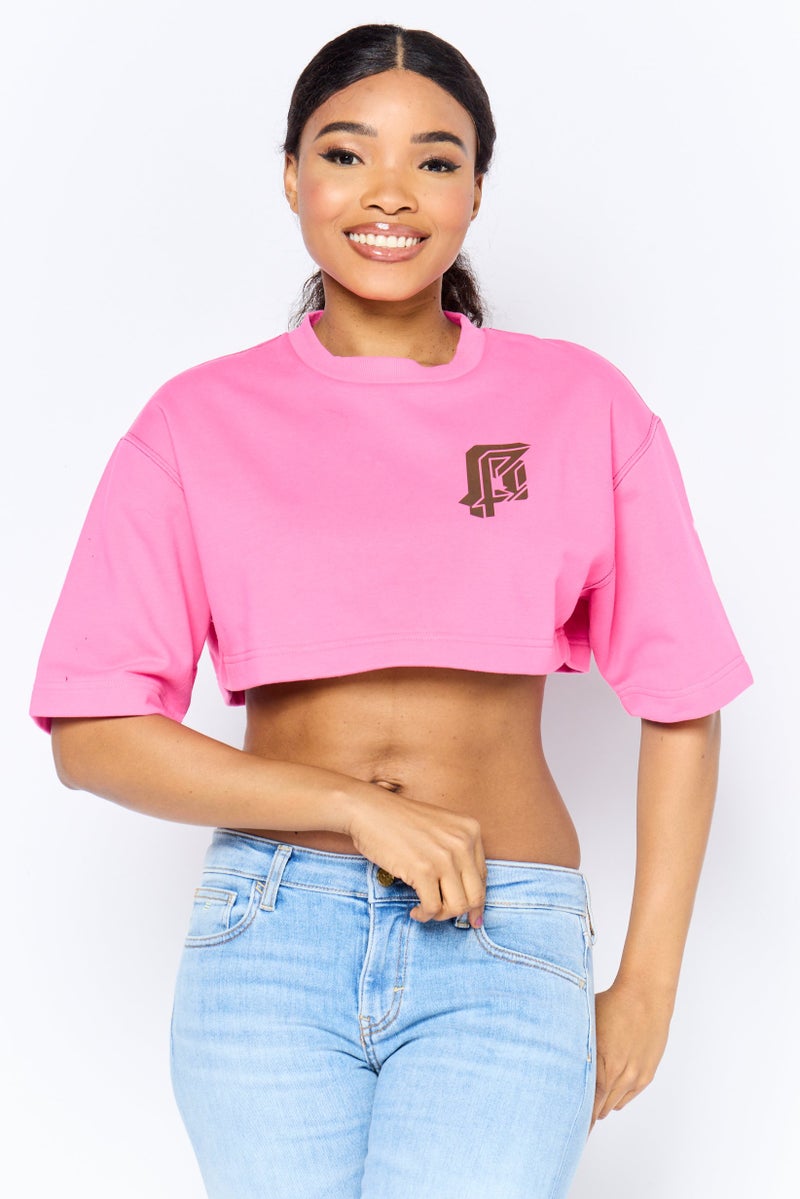 ESPRIT Women 2 Pieces Crew Neck Short Sleeve Graphic Print Top, Multicolor - Image 1