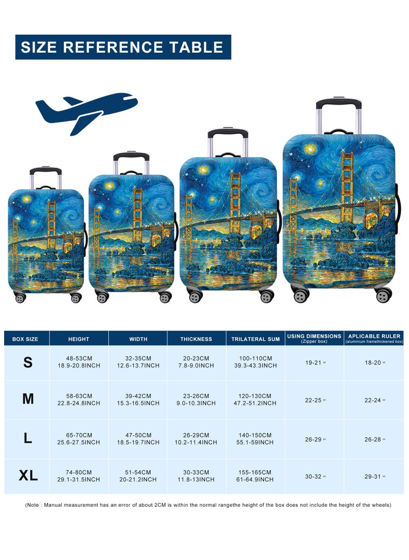 URbazaar Elastic Travel Luggage Cover Travel Suitcase Protective Cover for Trunk Case Apply to 18-30 inch luggage Suitcase Cover  - Image 3