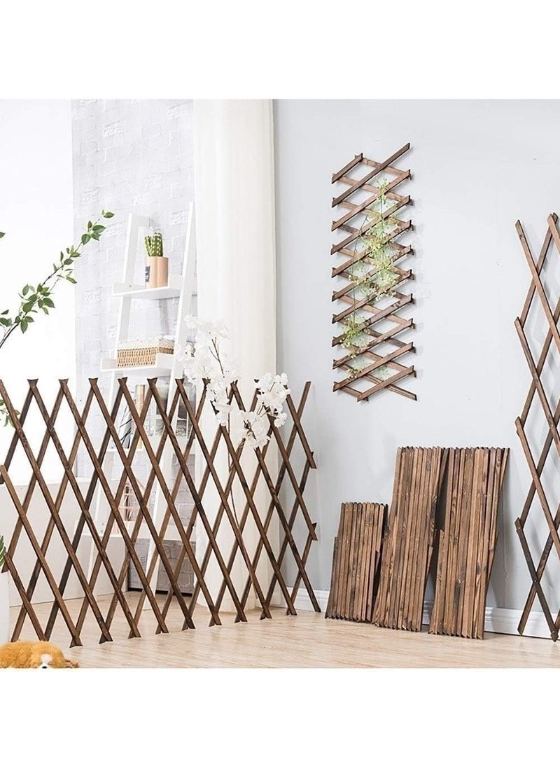 FFD Expandable Wooden Picket Fence Wooden Garden Fence - Image 2