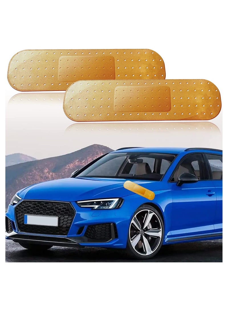 Excefore Car Funny Bandage 10 Pcs Bumper Sticker Big Size Bandage Auto Car Stickers for Dent Scratches 10 x 2.6" Adhesive Bandage Sticker for Car Truck Vehicle Window Car Personalized Bandage Scratch Cover - Image 1
