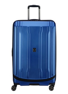 DELSEY Paris Cruise 80cm Hardcase 4 Double Wheel Check-In Luggage Trolley Blue  - Image 1
