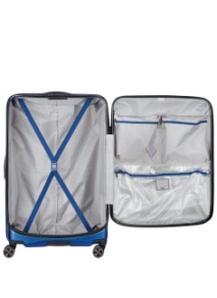 DELSEY Paris Cruise 80cm Hardcase 4 Double Wheel Check-In Luggage Trolley Blue  - Image 3