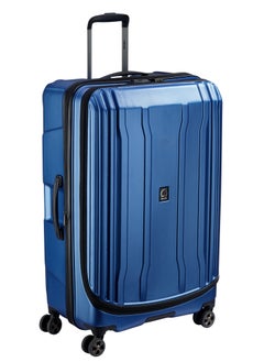 DELSEY Paris Cruise 80cm Hardcase 4 Double Wheel Check-In Luggage Trolley Blue  - Image 2