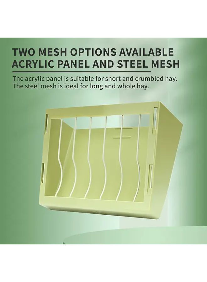 Pink Steel Mesh Rabbit Hay Rack with Large Capacity Fixed Feeding Bowl For Guinea Pig Hamster Cat Anti Waste Anti Theft Small Animal Accessories - Image 5