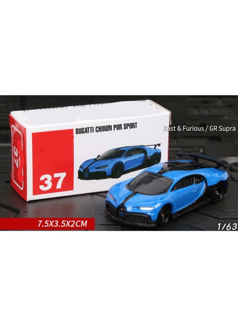 1:63 Bugatti Veyron Simulation Model Car