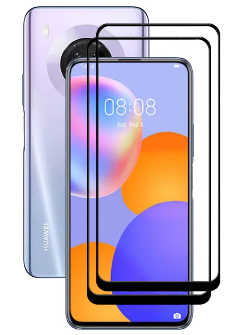 ACLIX 2 Pieces Antistatic ESD Dustproof Premium Quality High Definition Tempered Glass Screen Protector Designed For Huawei Y9a - Image 1