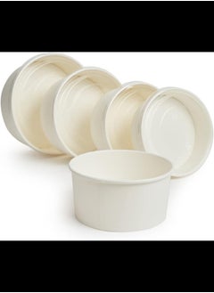 Ecoway Compostable Heavy Duty Made Of Paper - [17 Ounce - 500 Ml, Pack Of 120] Disposable Bowls Eco-Friendly Biodegradable Perfect For Salad, Soup, Dessert, Hot or Cold Use, White - pzsku/Z0169DC9A7C28FD7825D7Z/45/_/1739512299/c6903bc9-15d9-4c5c-9634-f637366be966