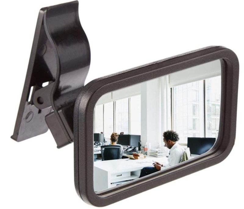 Modtek Clip-On Rear View Mirror for PC Monitors or Anywhere by Modtek (1 pack) - Image 1