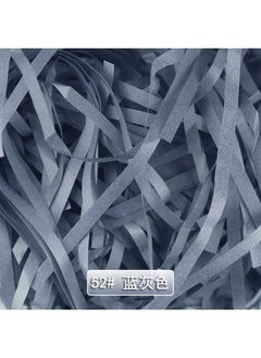 Bulk Crinkle Paper Shred for Gift Boxes 52# Blue Gray