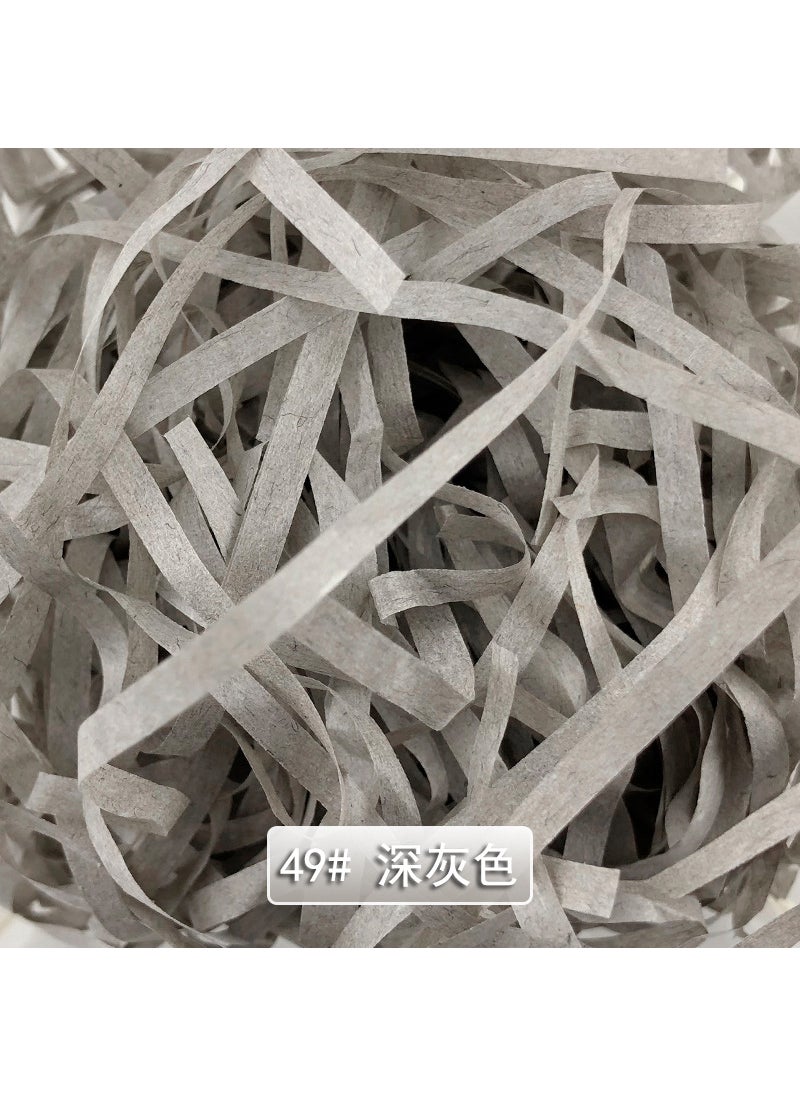 Generic - Bulk Crinkle Paper Shred for Gift Boxes 52# Blue Gray - Image 1
