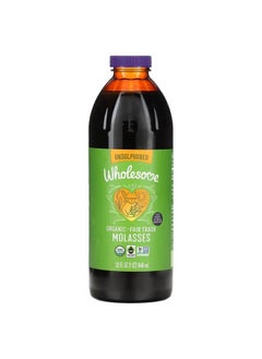 Wholesome Wholesome, Organic Molasses, Unsulphured, 32 fl oz (944 ml) 