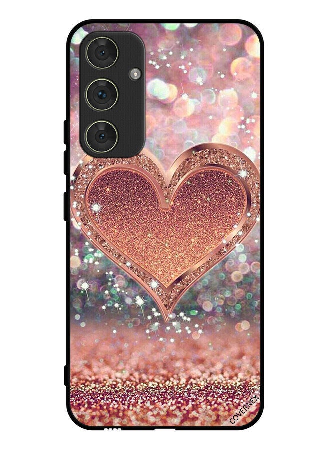 Covernex Protective Case Cover For Samsung Galaxy A54 Glitter Heart - Image 1